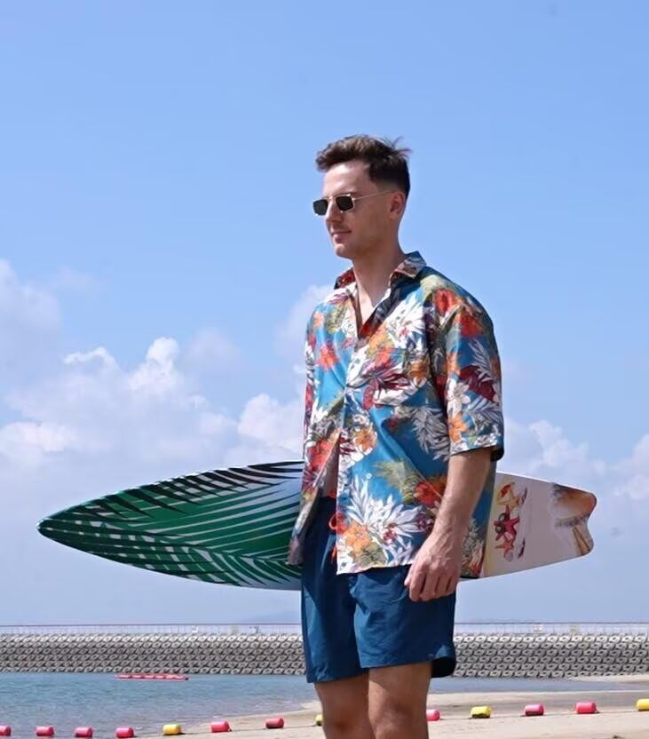 Thumbnail 2 de Tansozer zwemshort voor heren, sneldrogend nylon met meshvoering