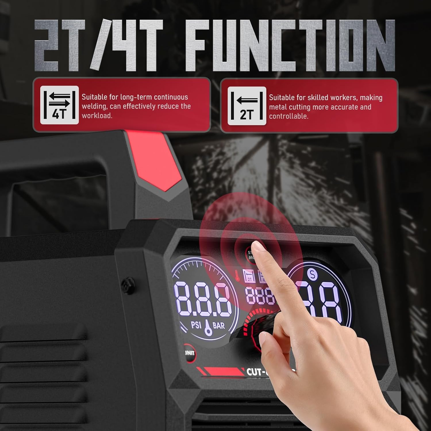 Thumbnail 5 de YESWELDER CUT-50DS Plasma Cutter (50Amp) with Digital Display, Dual Voltage 110/220V