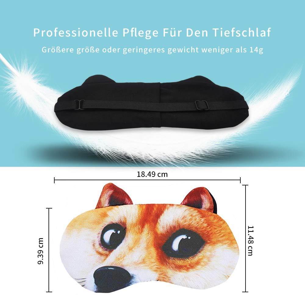 Thumbnail 3 de ARERWA Schlafmaske für Kinder (3er-Set) mit Tierdesign – lichtblockierend, atmungsaktiv und verstellbar