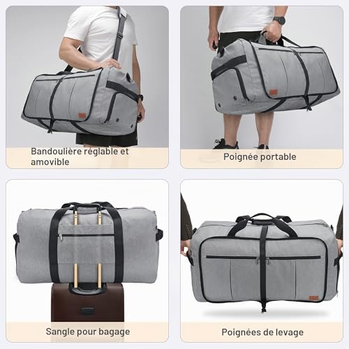 Thumbnail 4 de Urtala Sac de Voyage Pliable 120L – Grand sac de randonnée et voyage, léger et pratique