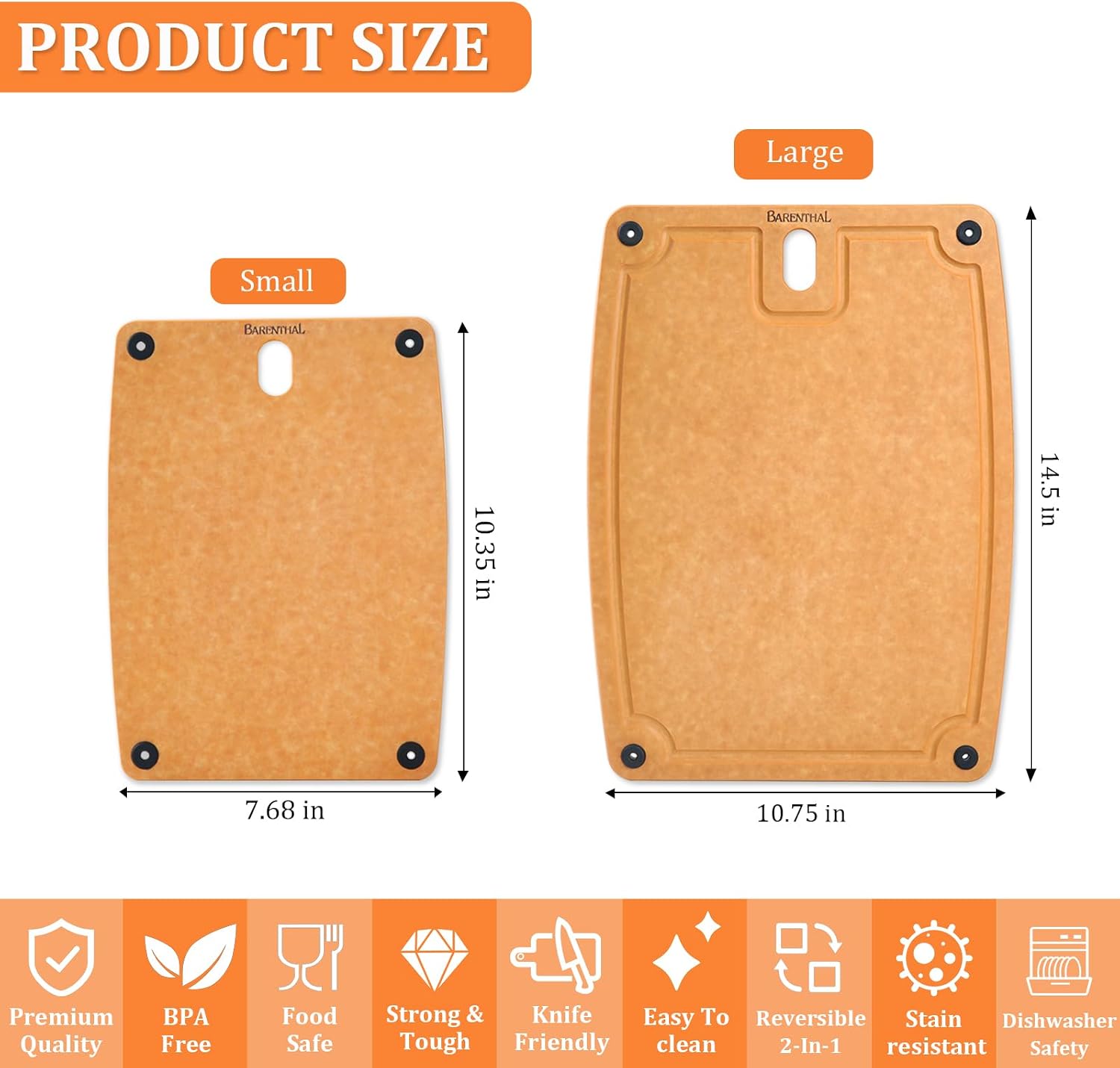 Detalle 2 de Barenthal Composite Cutting Board Set