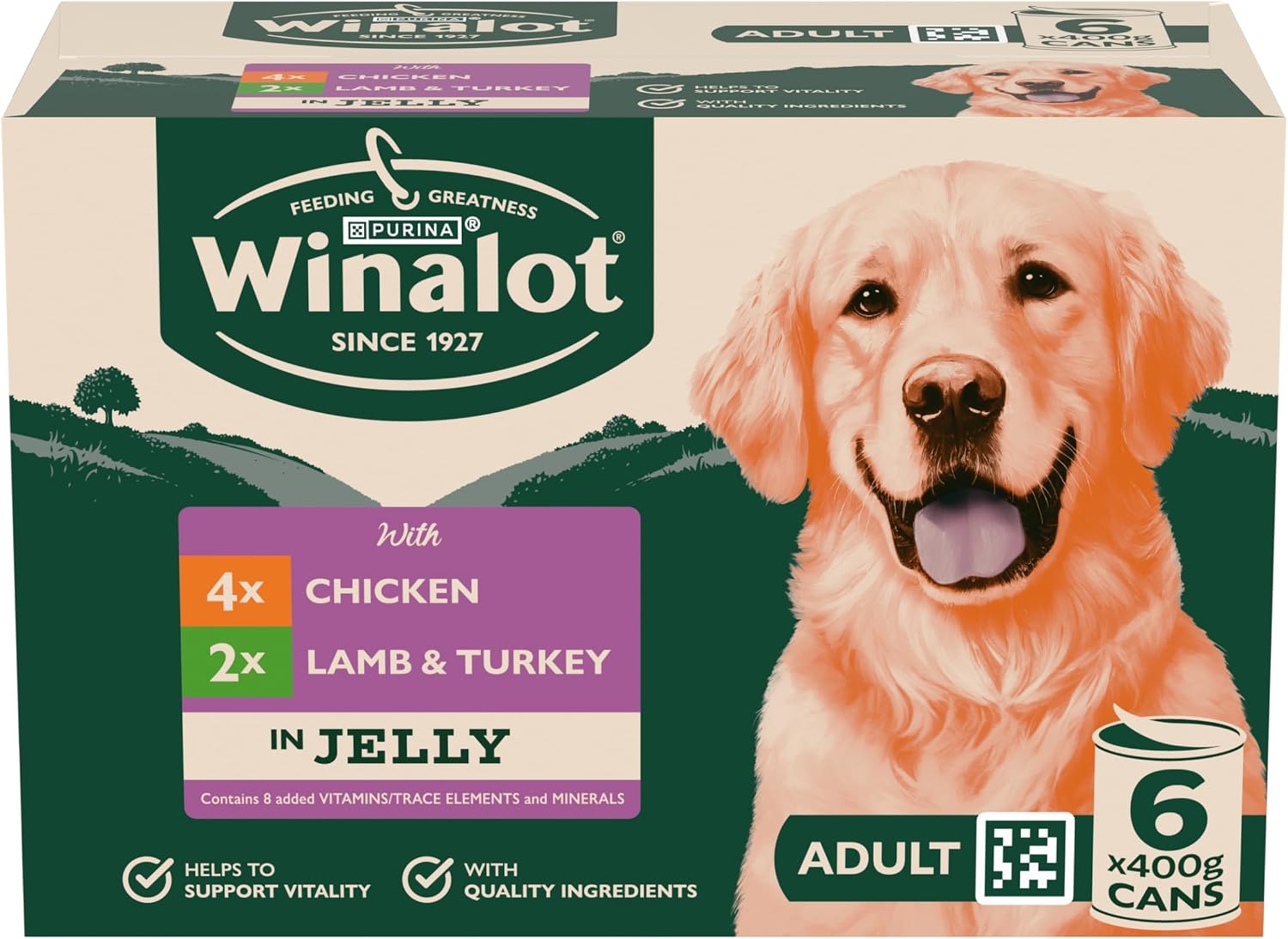 Detalle de WINALOT Sunday Dinner Mixed in Gravy Wet Dog Food 40x100g