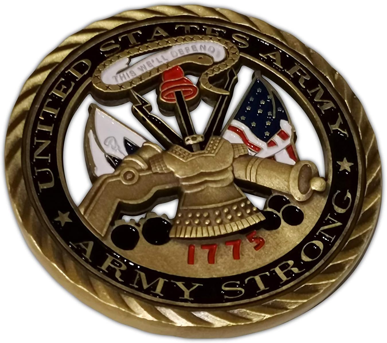 Thumbnail 4 de Eillwin US Army Challenge Coin 40mm