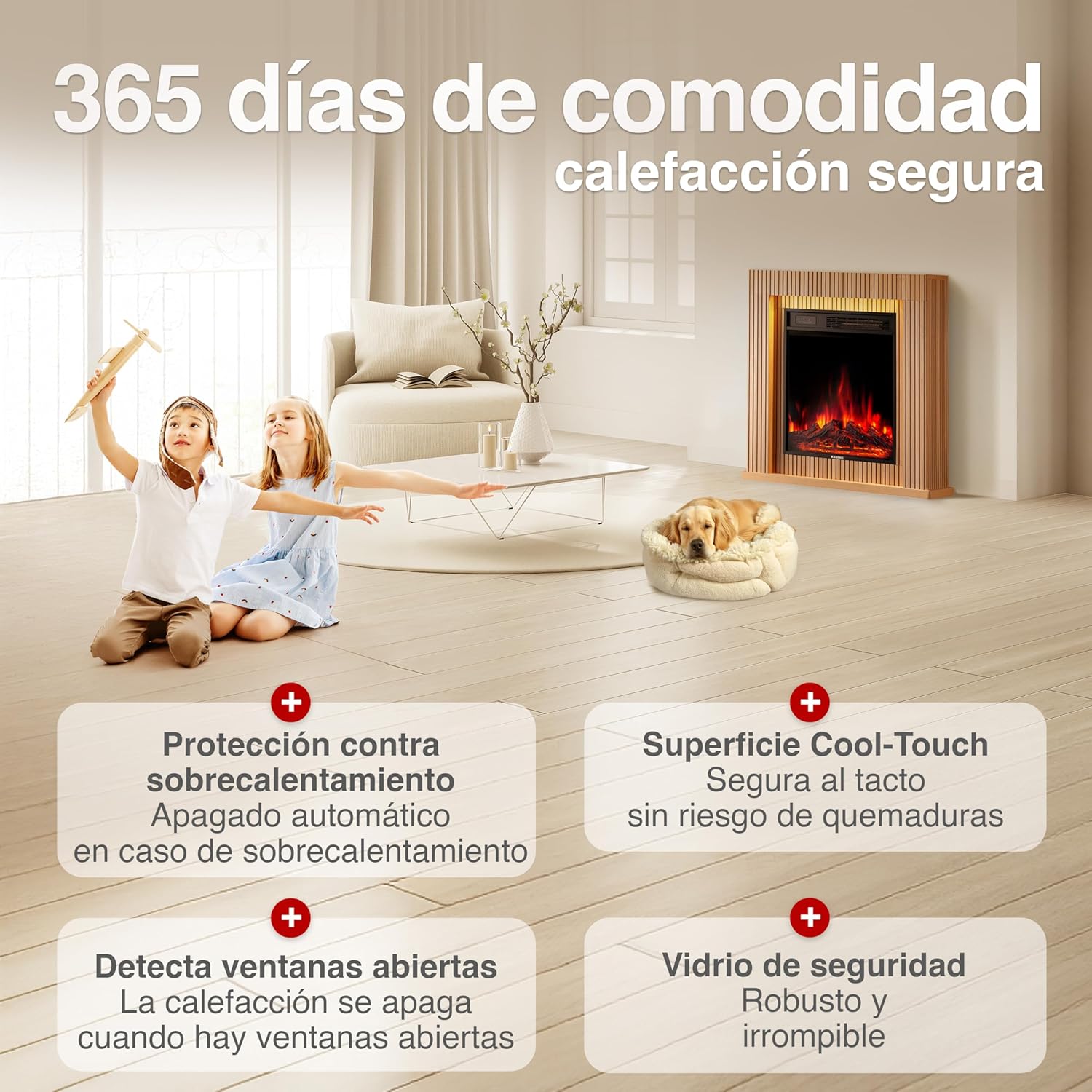 Thumbnail 4 de KAMINIO Matti chimenea eléctrica 32 pulgadas