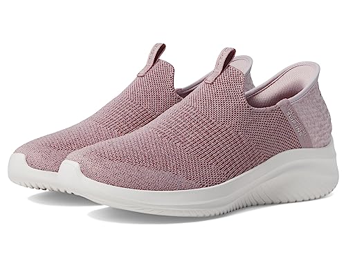 Detalle 2 de Skechers Ultra Flex 3.0 Smooth Step 👟 Mujer, Mauve Knit, 39.5 EU