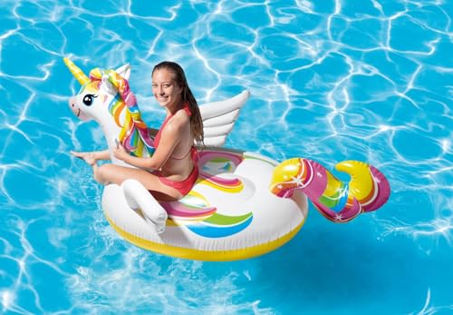 Detalle de Intex Siva_228799 Unicornio Hinchable: tamaño 198 x 140 x 97 cm para uso individual