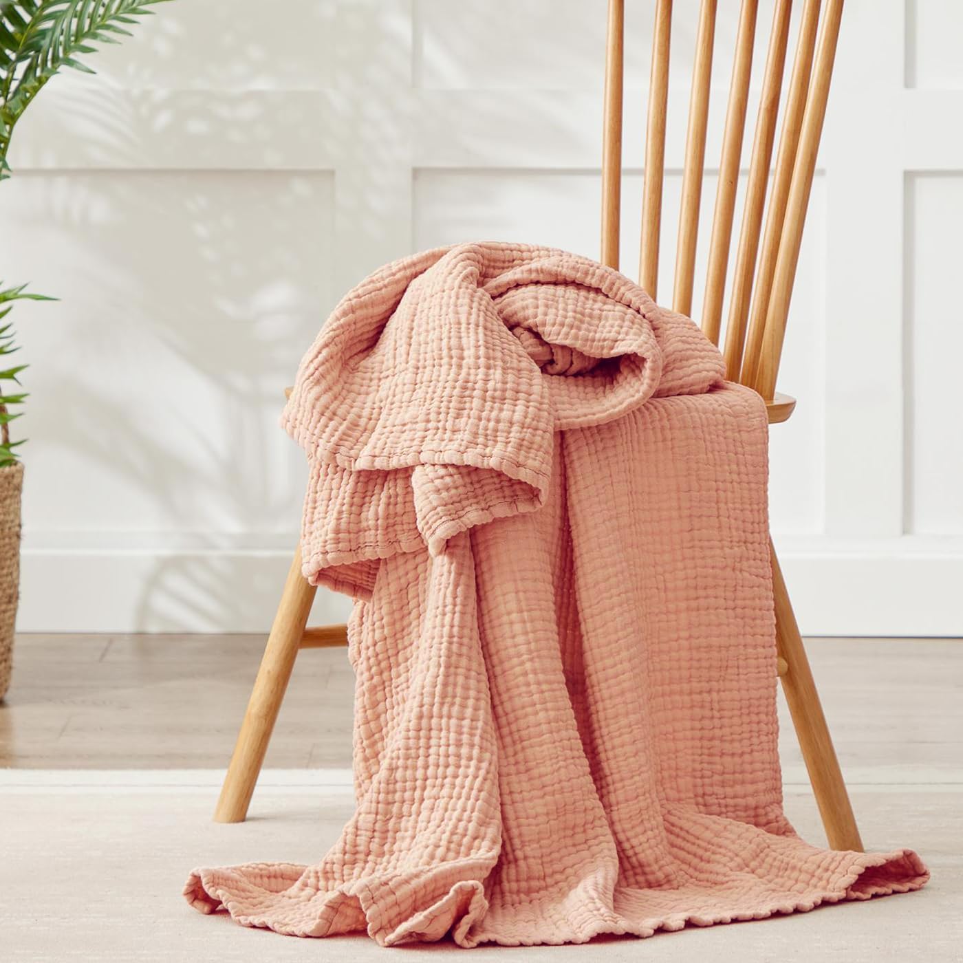 Detalle de Cotton Muslin Blanket, 60 x 80