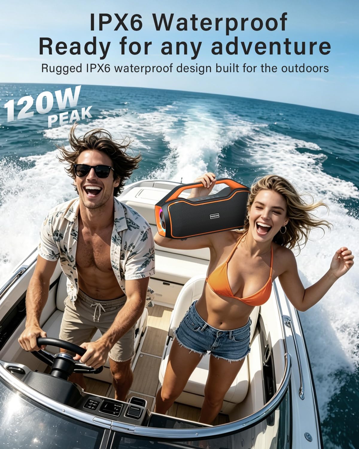 Detalle de Portable Bluetooth Speaker Wireless with 200W Peak Power