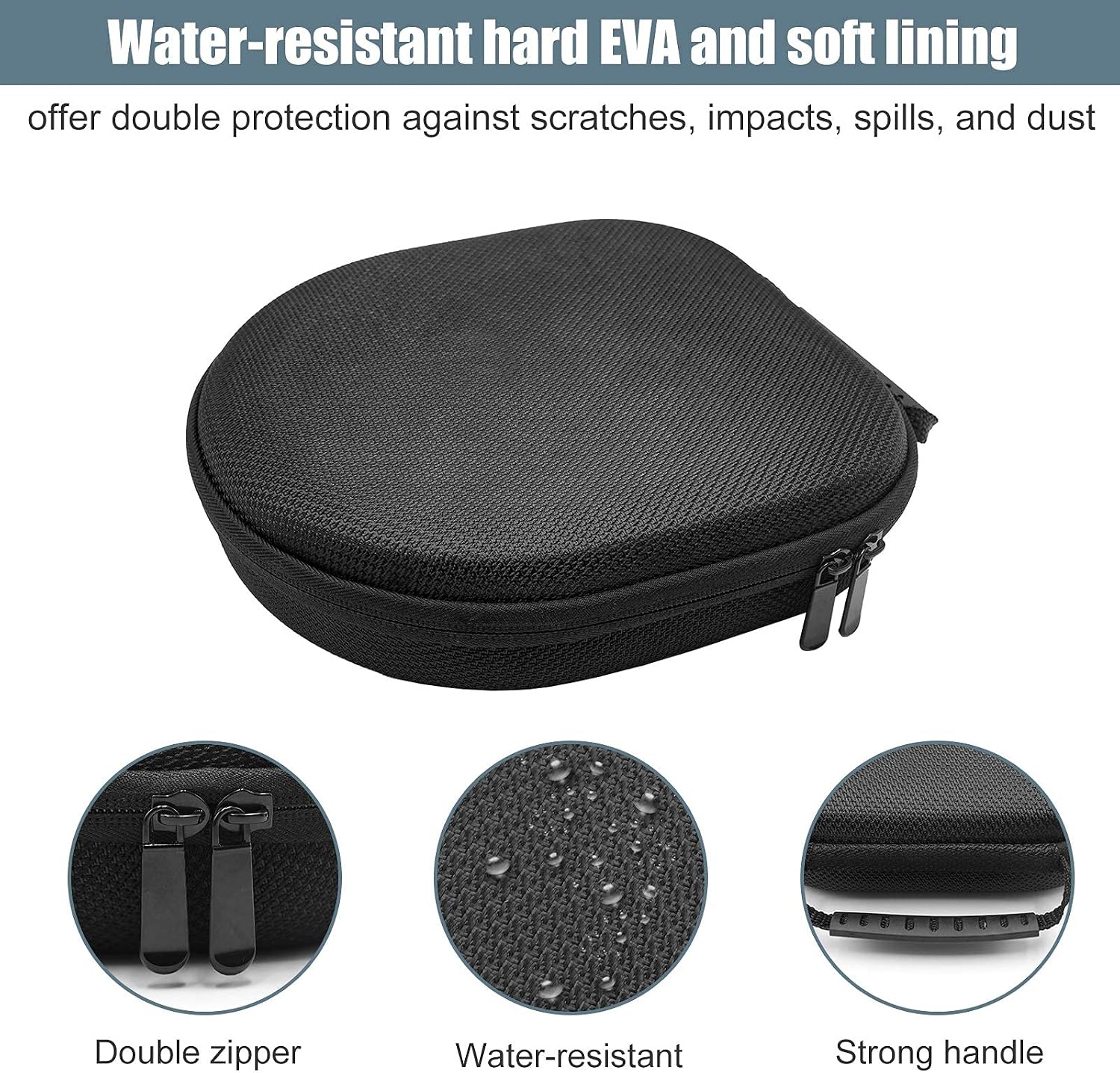 Detalle 2 de ProCase Headphone Travel Case, EVA
