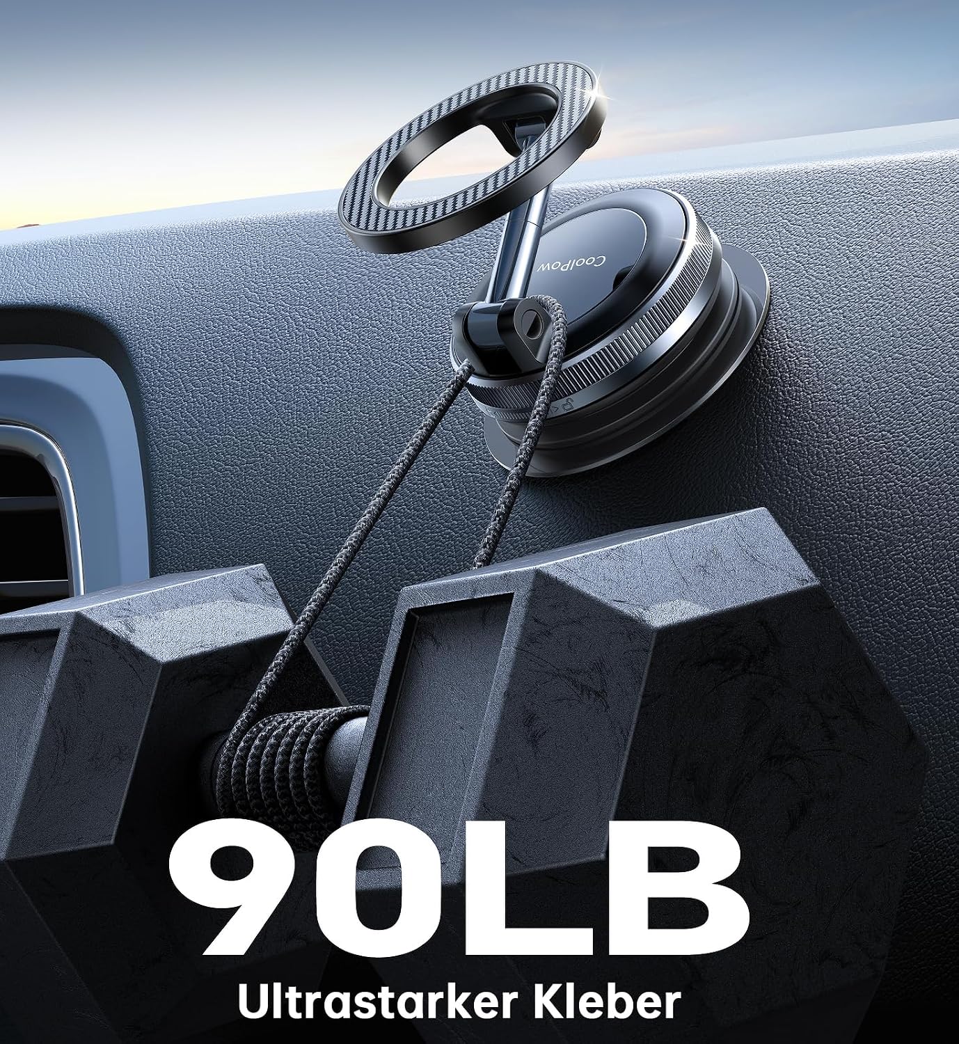 Detalle 1 de Coolpow Magsafe Handyhalter mit 360° Drehung