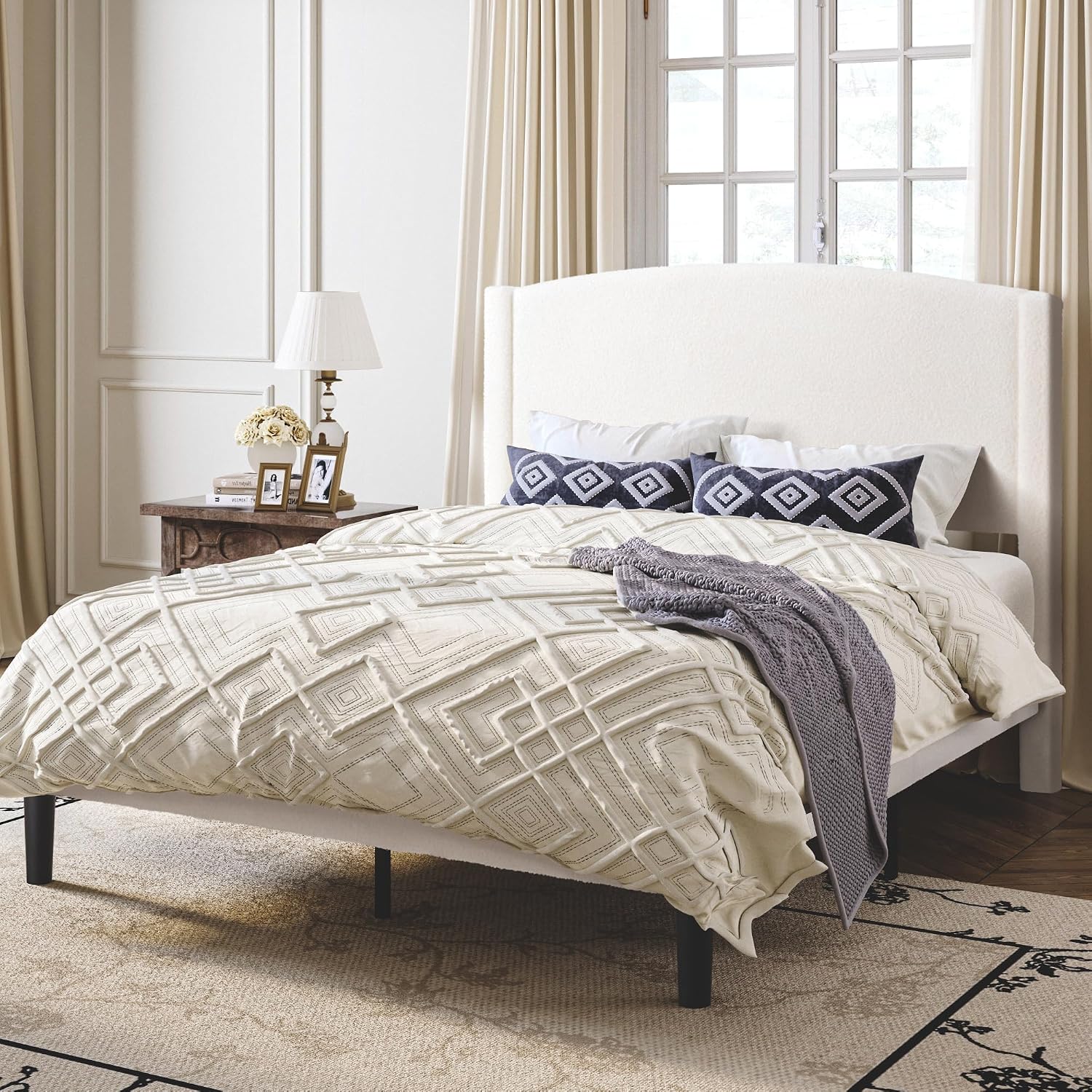 Detalle de SHA CERLIN Bed Frame, Full Size