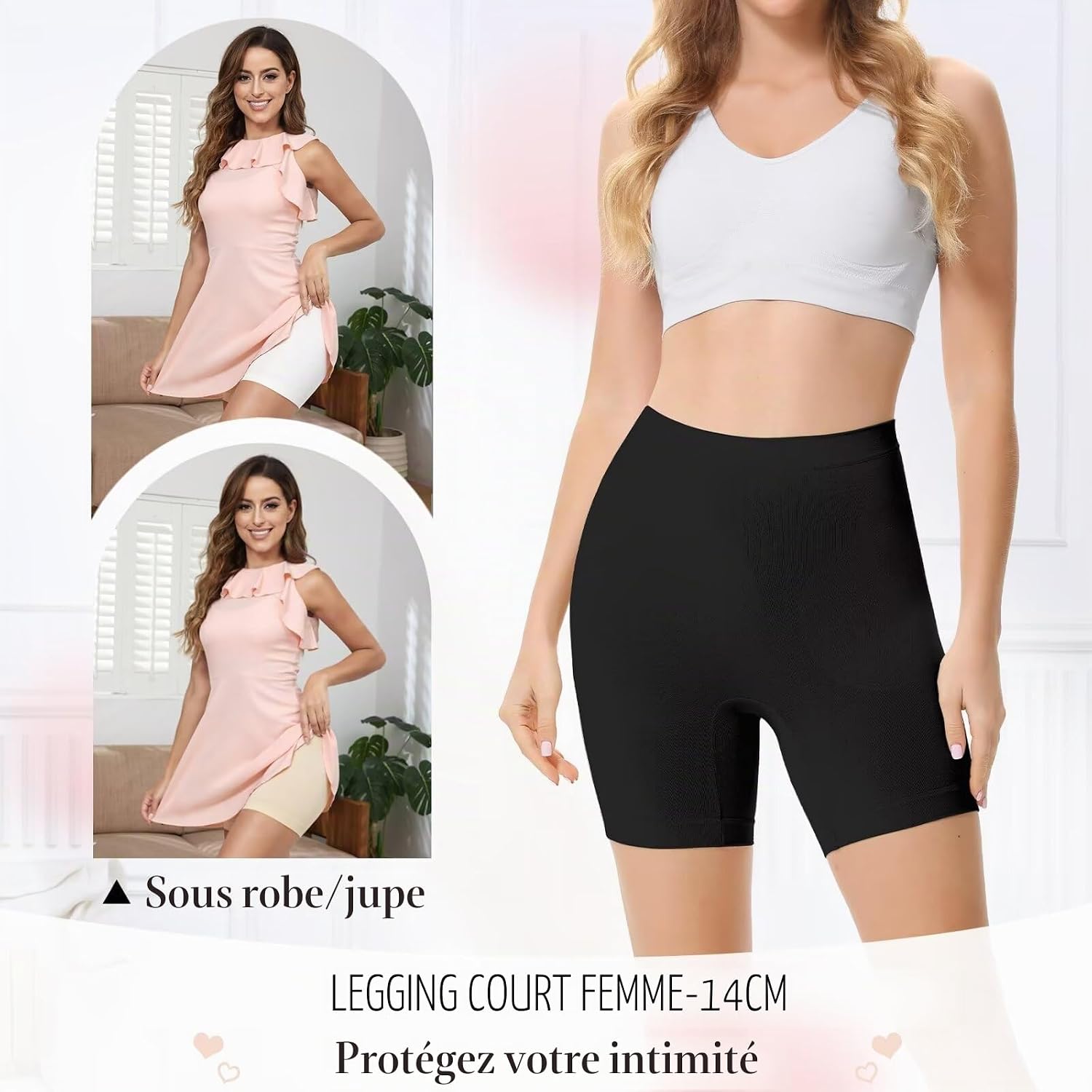 Detalle 2 de IceReco Short Femme anti‑frottement 14 cm