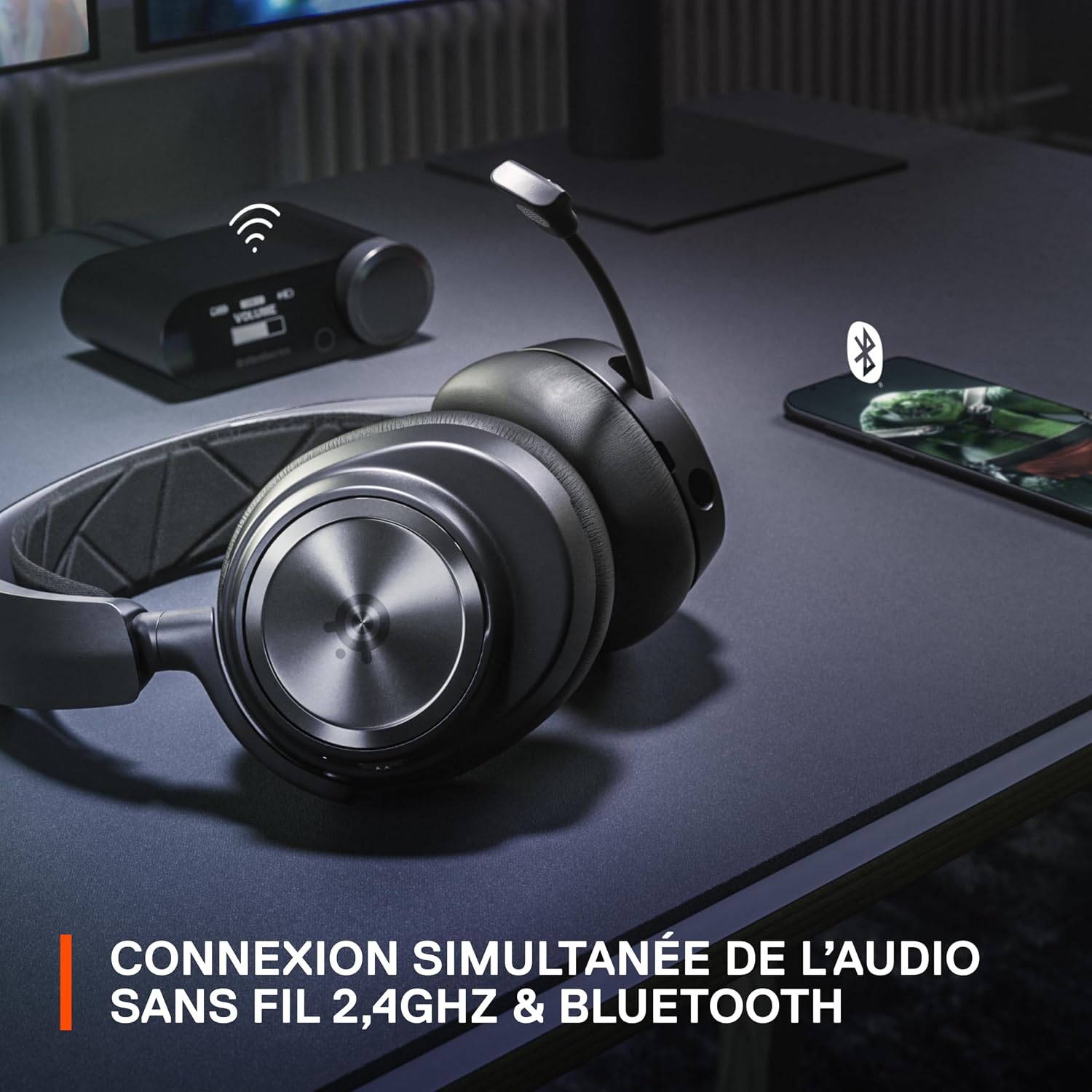 Thumbnail 6 de SteelSeries Arctis Nova Pro Wireless – Casque gaming multi-système avec ANC et double batterie