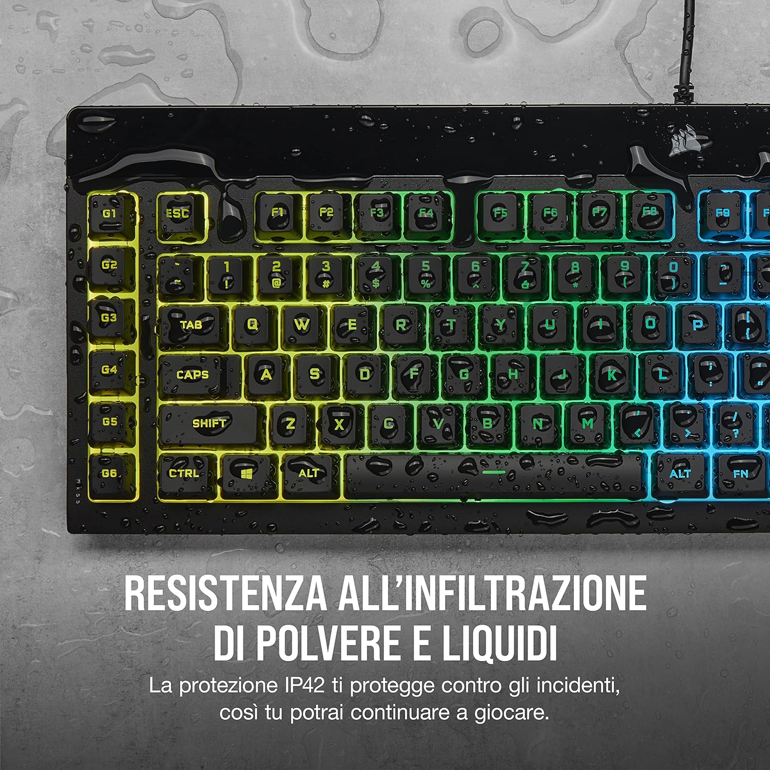 Thumbnail 5 de Corsair K55 RGB PRO Tastiera Gaming Membrana
