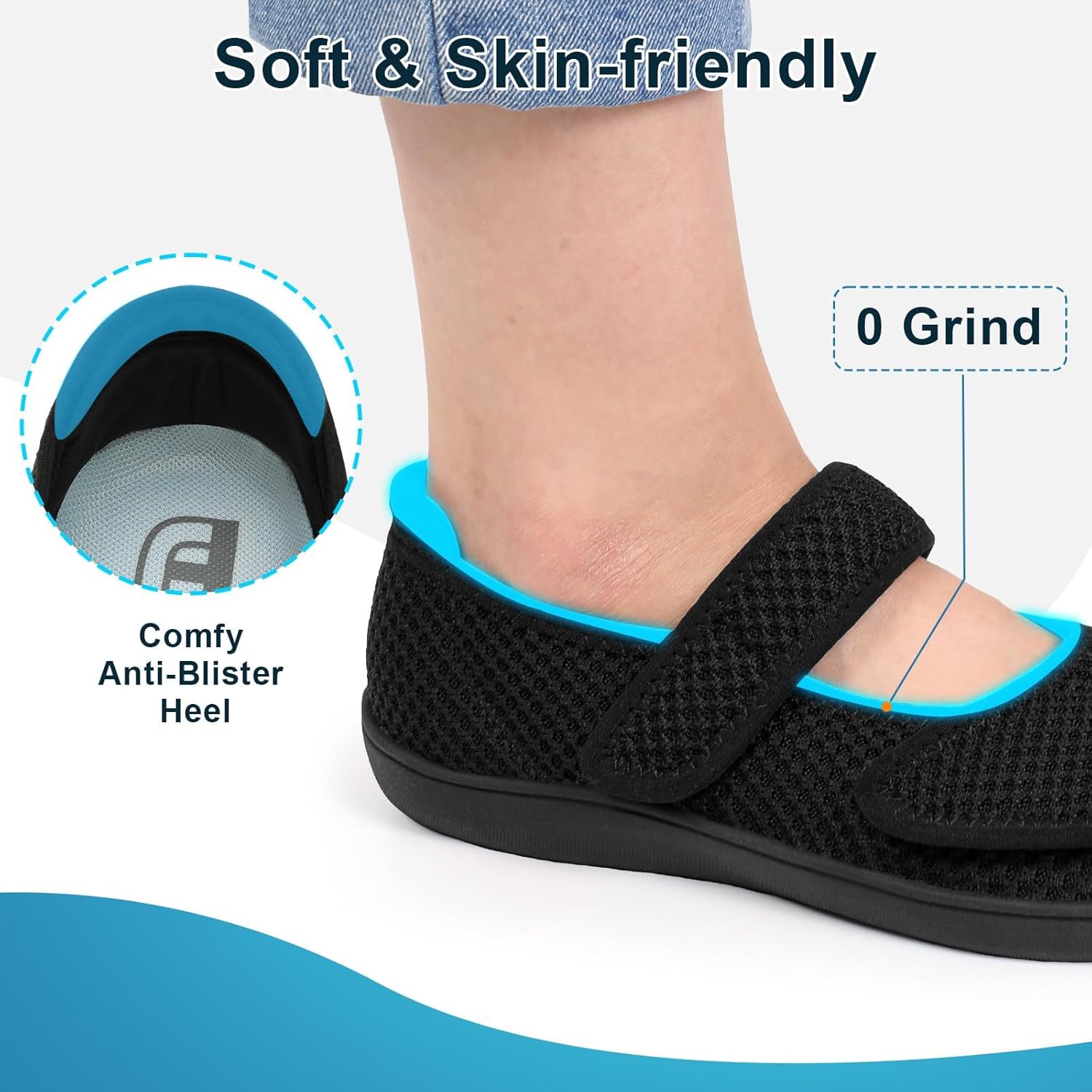 Thumbnail 3 de JOINFREE Womens Walking Shoes Wide Fit 10,000-test