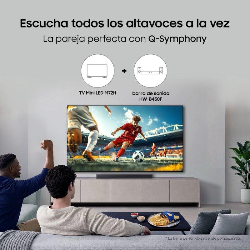 Detalle 2 de TV Samsung Mini LED TU50M72HAUXXC 50" 4K UltraHD, Tizen y HDR10