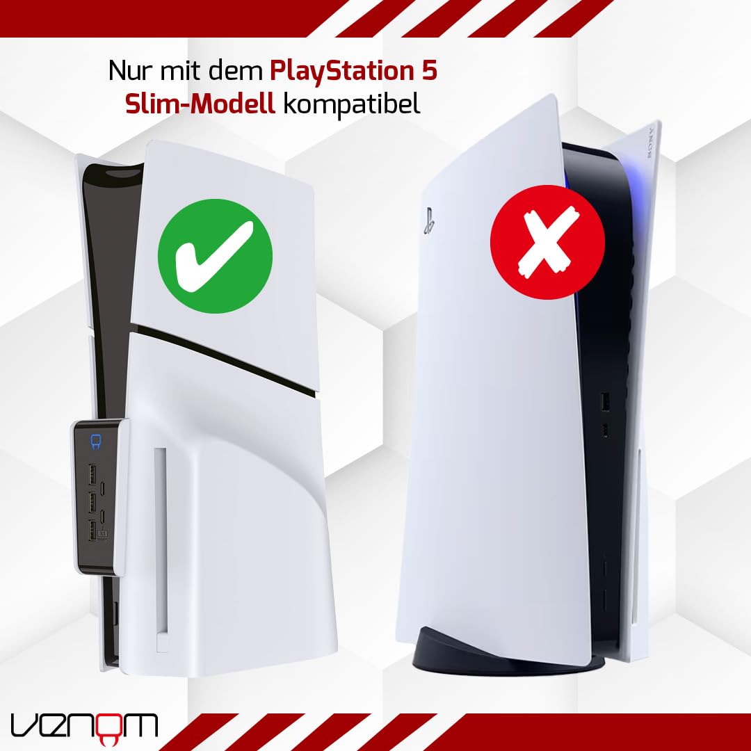 Thumbnail 4 de PS5 Slim USB-Hub mit 5 Ports
