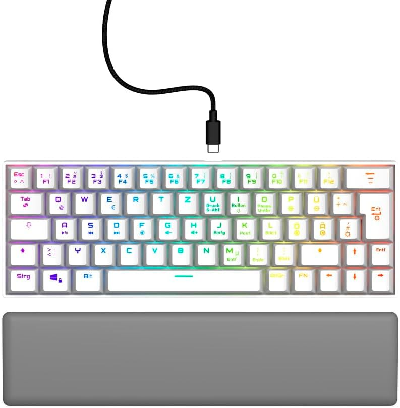 Thumbnail 6 de uRage Exodus 760 Mechanical Mini – Kompakte QWERTZ-Gaming-Tastatur mit Outemu Red Switches
