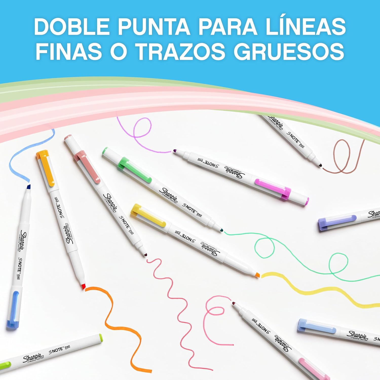 Thumbnail 3 de Sharpie S-Note Duo pastel 16 rotuladores