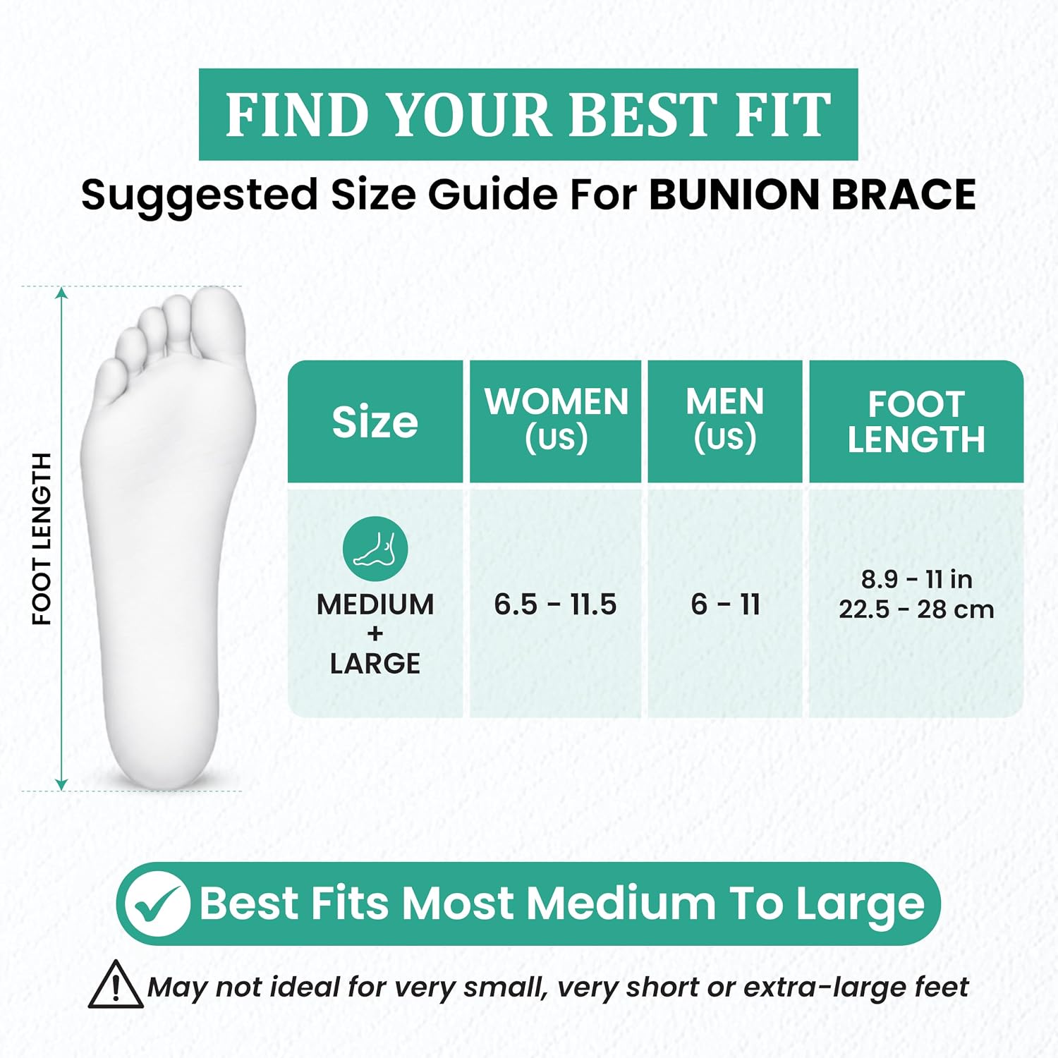 Thumbnail 1 de RFAQK Bunion Corrector Kit, 11-Piece Toe Separators and Splints
