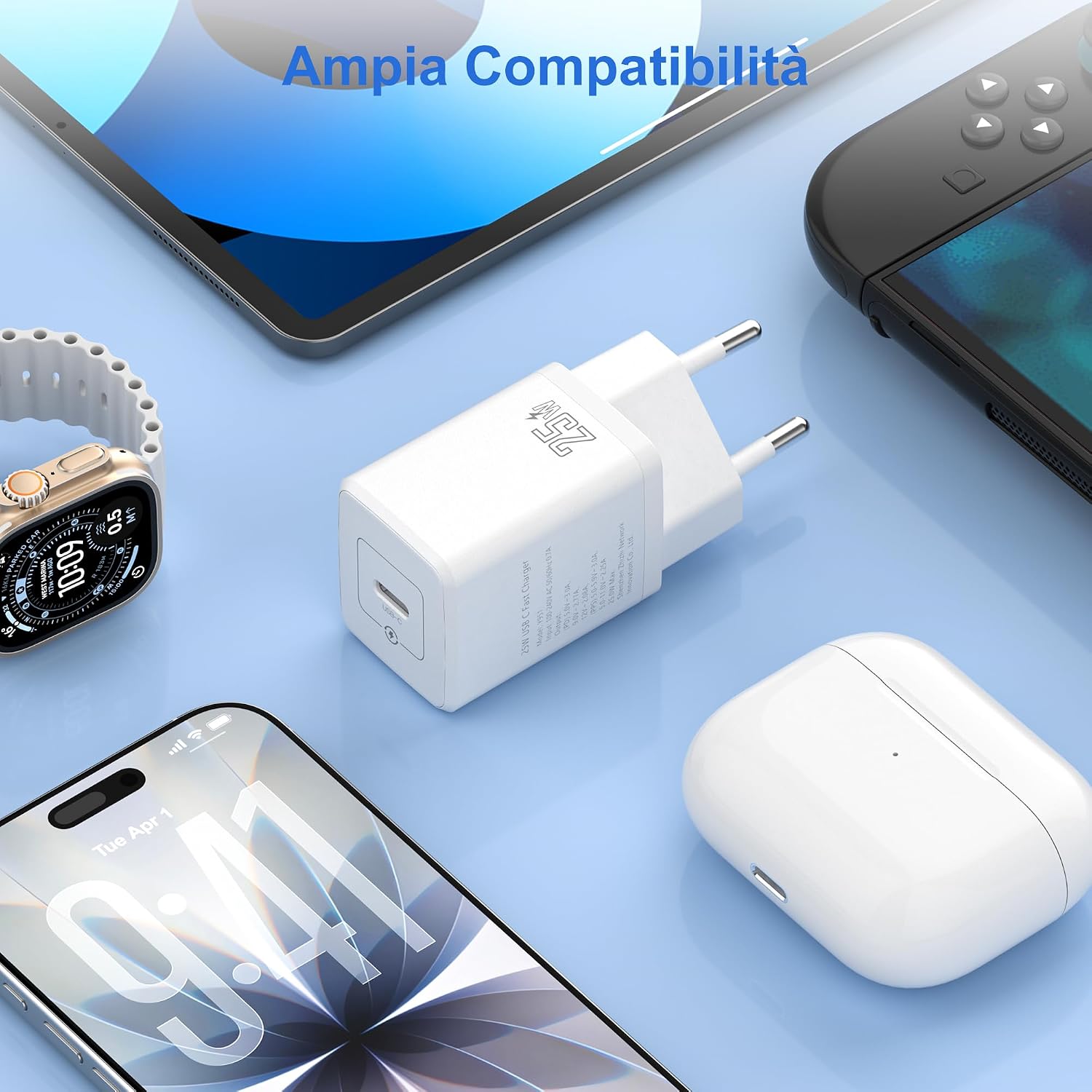 Thumbnail 4 de YISH 25W Caricatore USB C