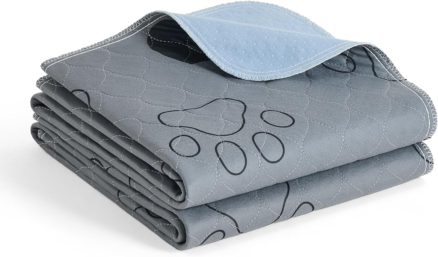 Detalle de Feandrea Tapis lavable pour chien – lot de 2, 122 x 61 cm, taille L, anti-fuite et absorbants réutilisables