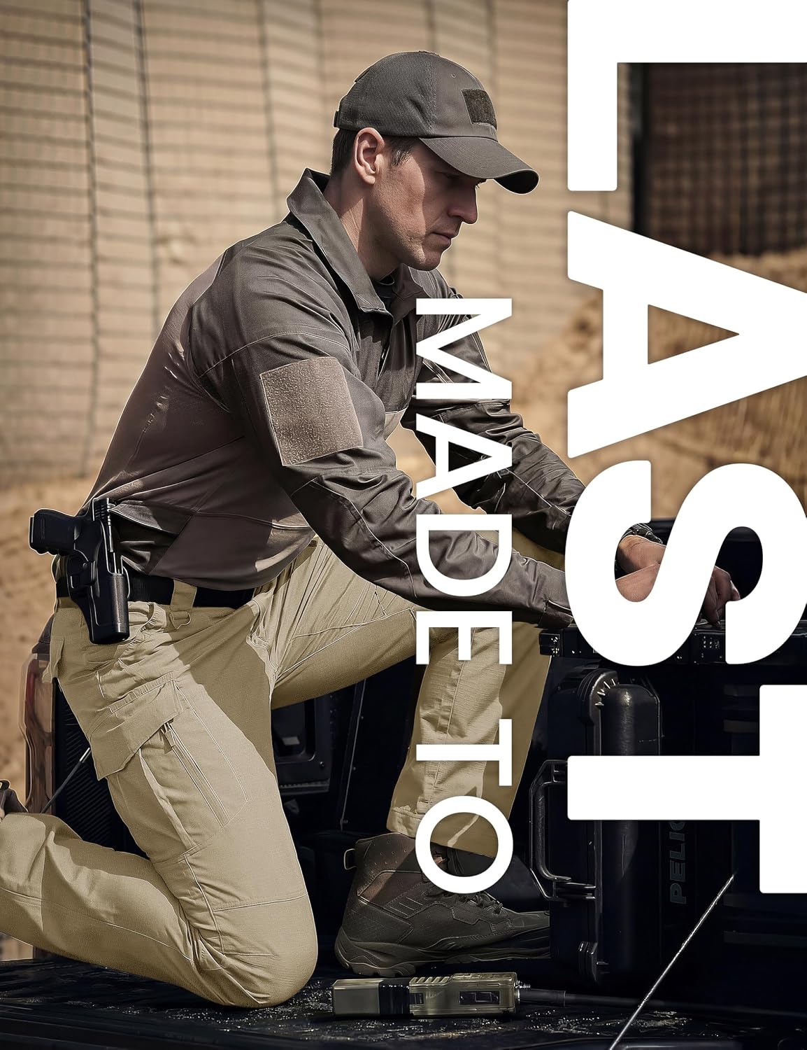 Thumbnail 5 de TACVASEN Tactical Cargo Pants for Men, 9 Pockets