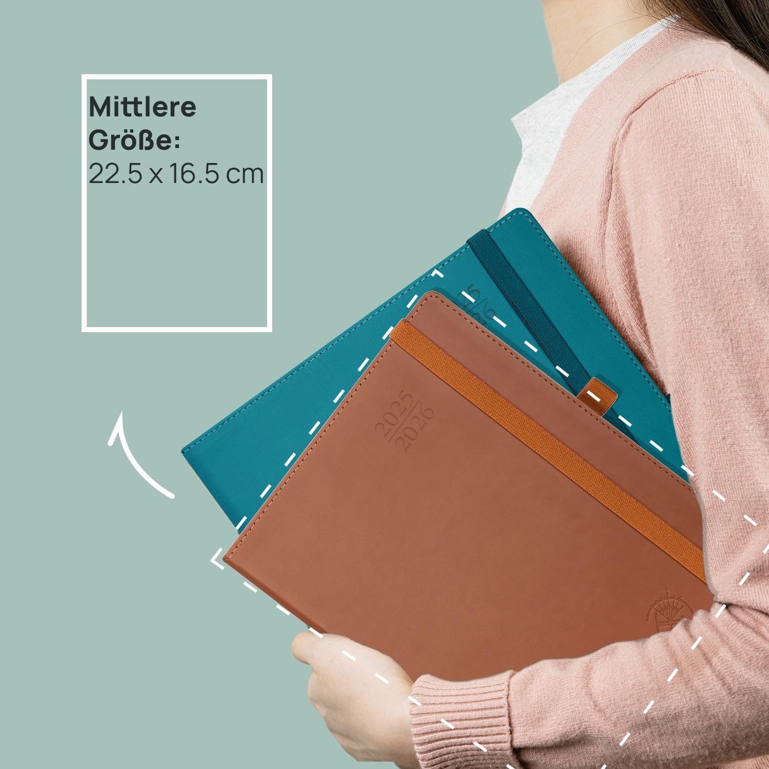 Thumbnail 1 de POPRUN Kalender 2025–2026 Wochenplaner A5, 17 Monate 📅