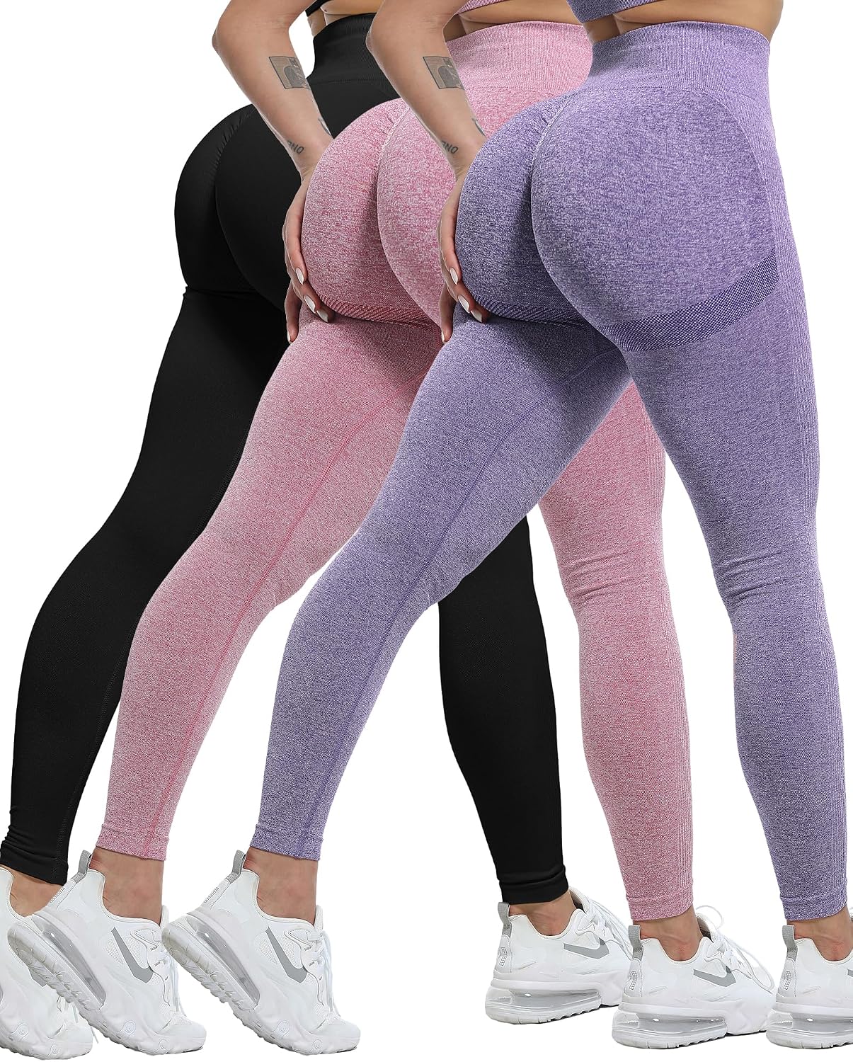 Thumbnail 4 de CHRLEISURE Workout Leggings Set for Women 3 Piece 📈
