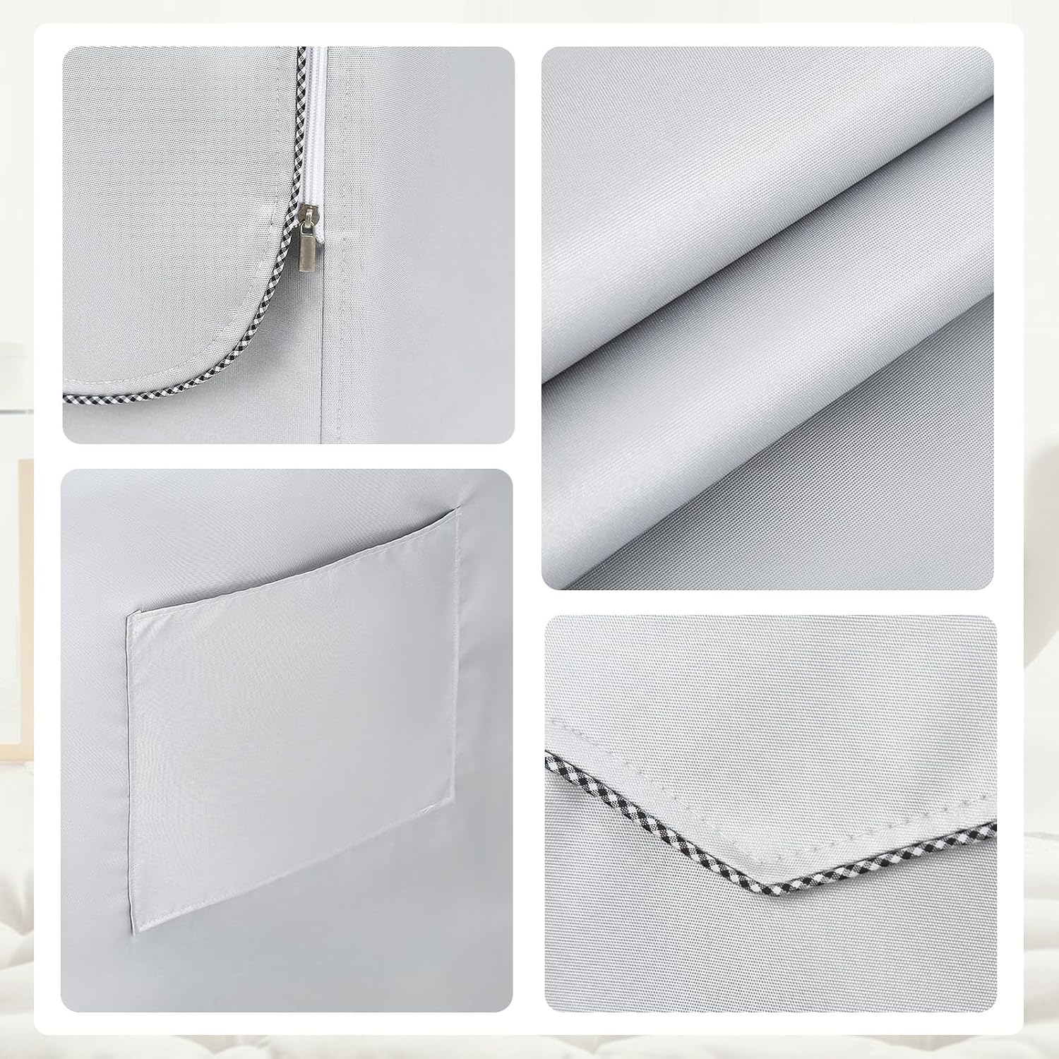Detalle 2 de Fulasofia funda lavadora exterior impermeable para carga frontal (60*64*85) con protección UV