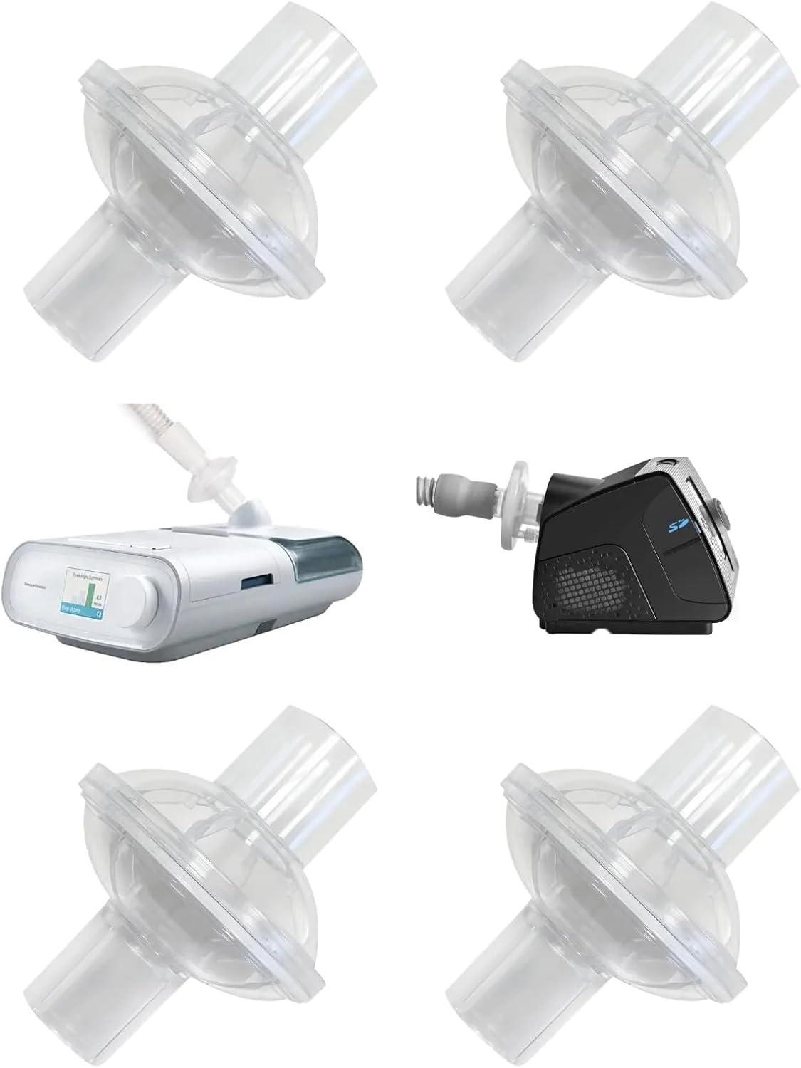 Detalle 2 de Universal CPAP Inline Filters (4 Pack) for ResMed AirSense 11/10 and More