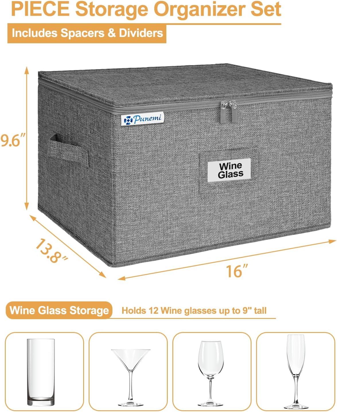 Detalle 2 de punemi Wine Glass Storage Box ⚖