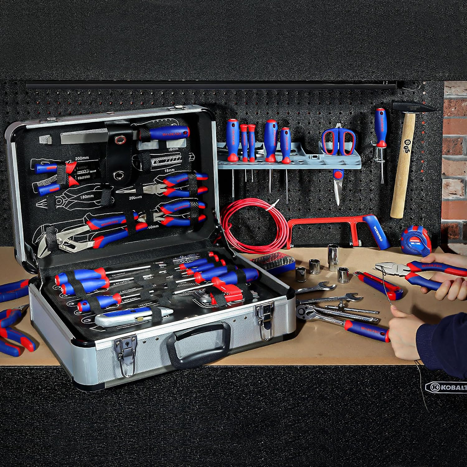Thumbnail 4 de WORKPRO Caisse à Outils 119 pièces