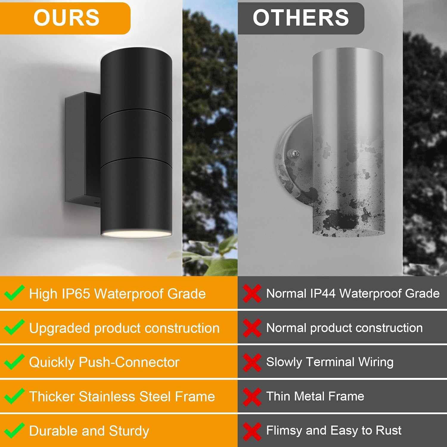 Thumbnail 5 de Kerry Outdoor Wall Lights IP65 2 Pack