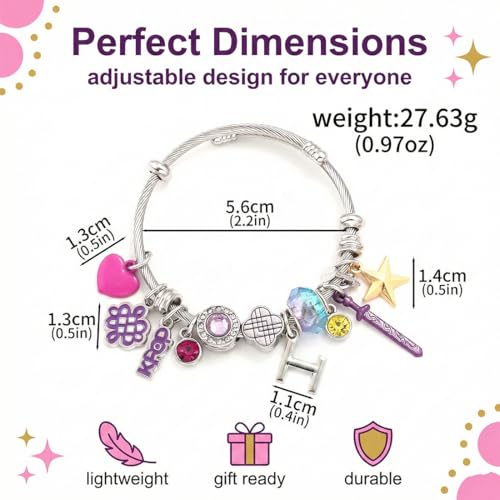 Detalle de Pulsera Kpop PYEUIFT 2026: set Merch con tarjeta incluida para fans y coleccionistas
