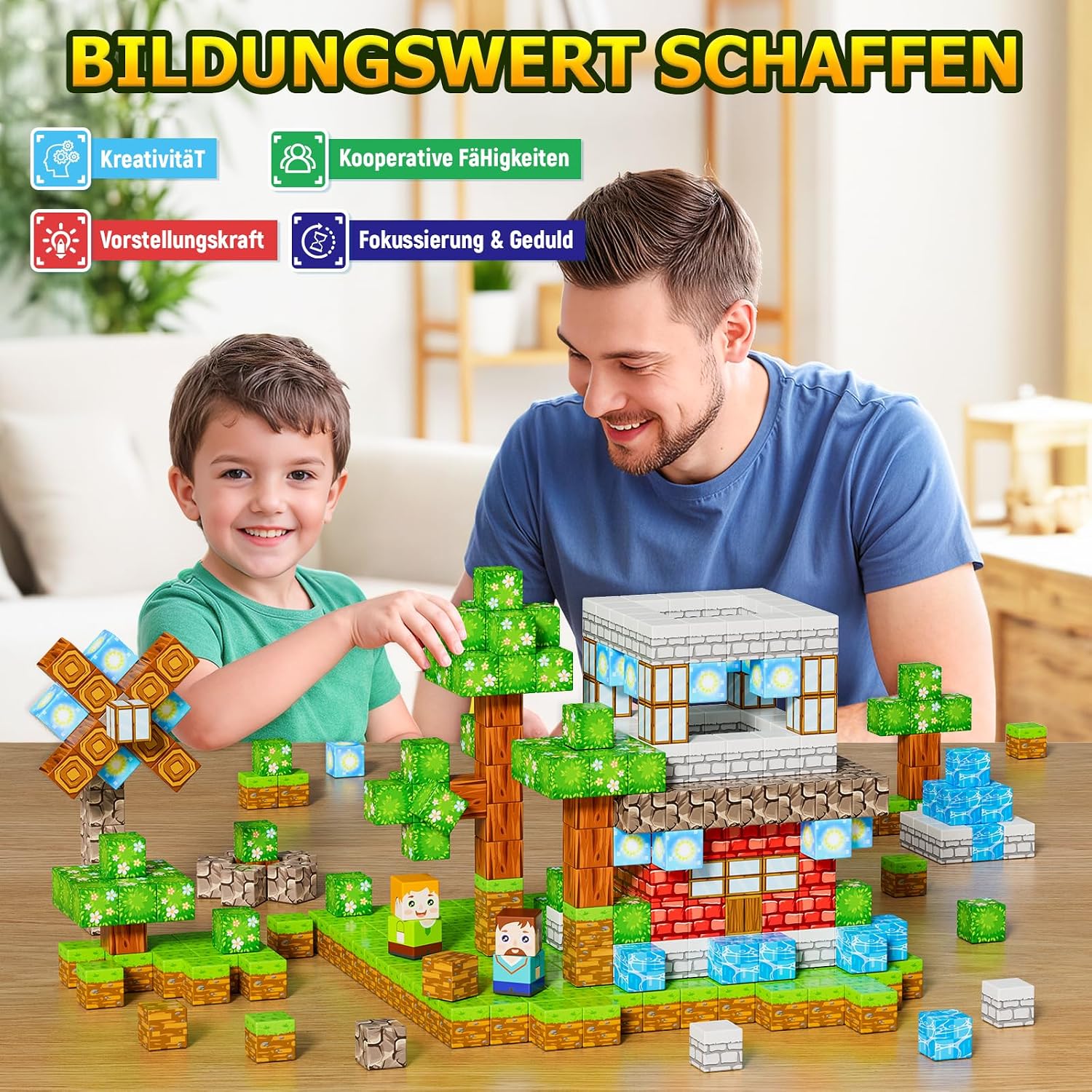 Thumbnail 3 de Vefosafe Magnetische Bausteine 150 Teile