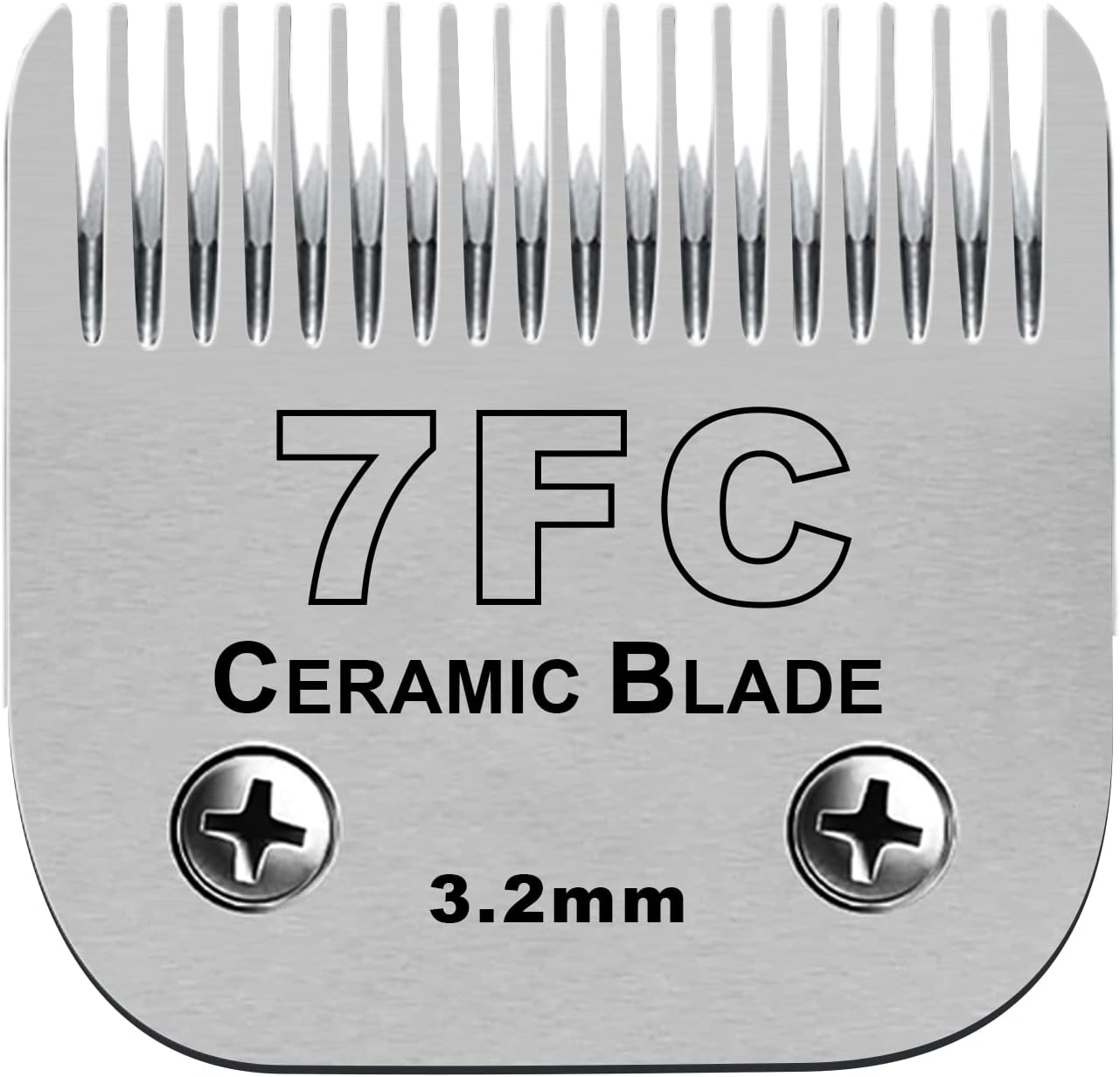 Detalle de Cuchillas cerámica 7FC 3,2 mm para cortapelos perros