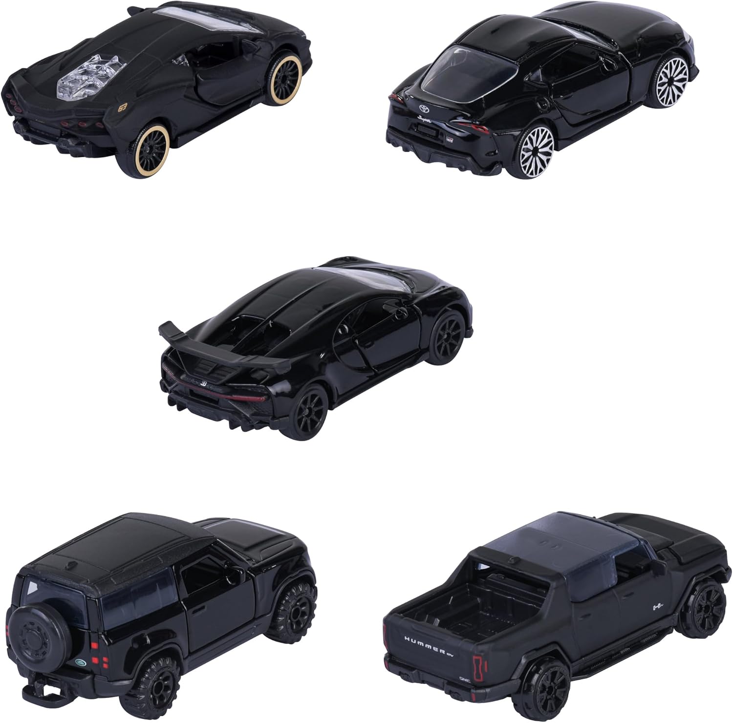 Thumbnail 2 de Majorette Black Edition Giftpack 5 Veicoli Die-Cast 1:64 – Set in Metallo con Modelli Autentici