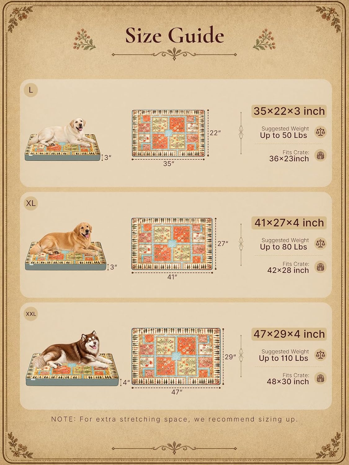 Thumbnail 6 de Exsnugy Dog Bed 47-inch