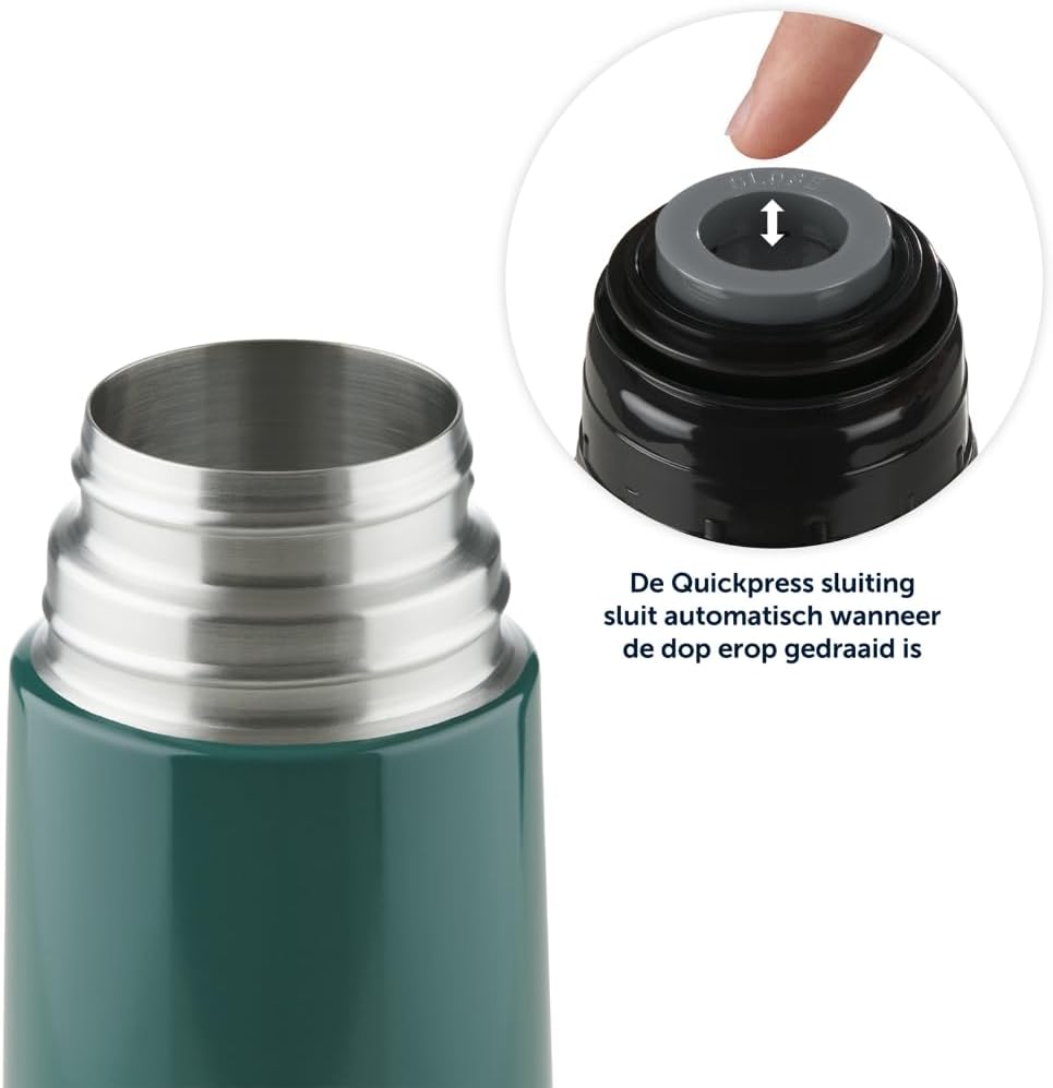 Detalle 2 de Blumtal thermosbeker 500 ml, donkergroen, lekvrij en dubbelwandig