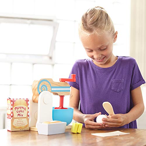 Thumbnail 5 de Melissa & Doug Batidora de Madera 🍰 - Juego Creativo Montessori