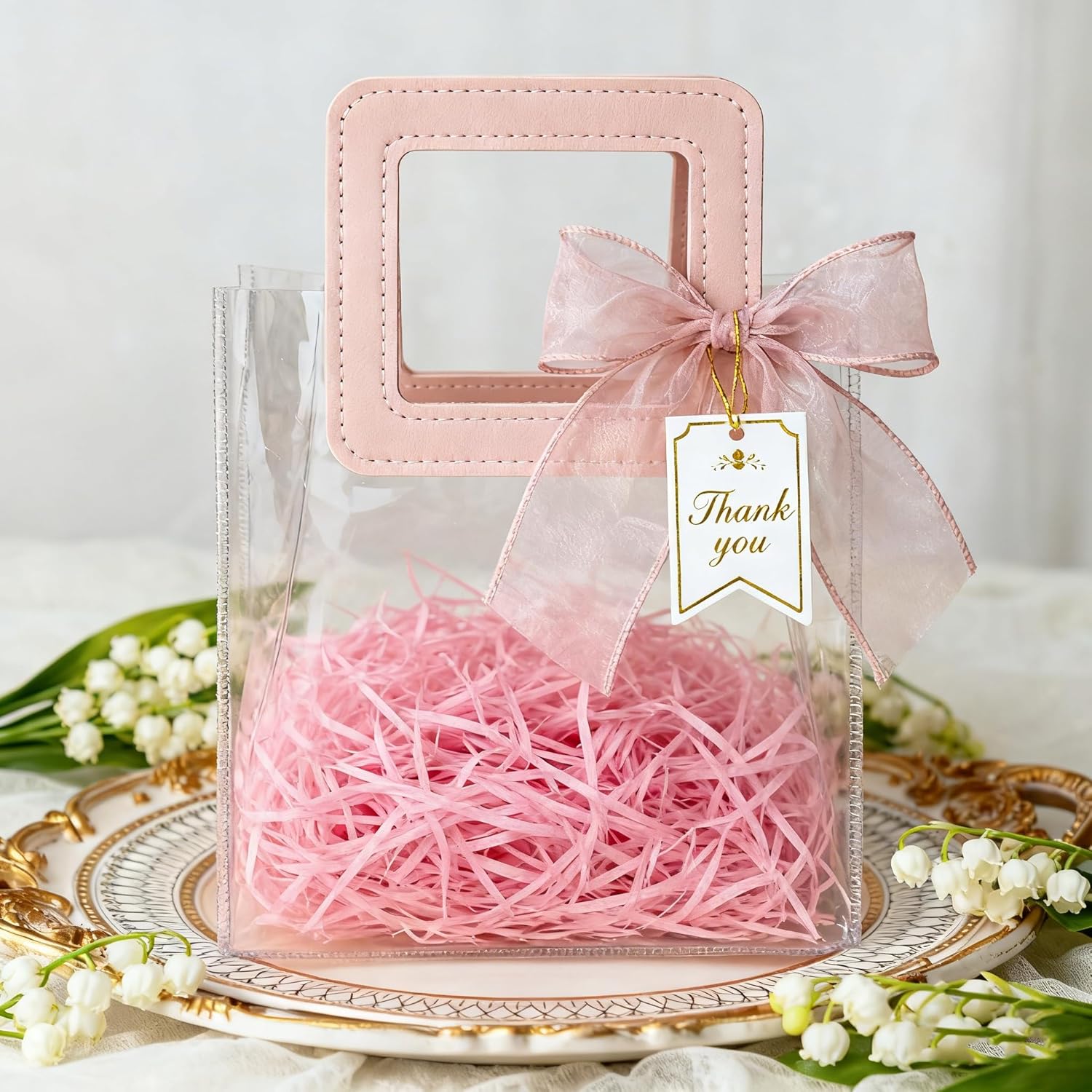 Thumbnail 1 de 500g Pink Shredded Tissue Paper for Gift Boxes & Hampers