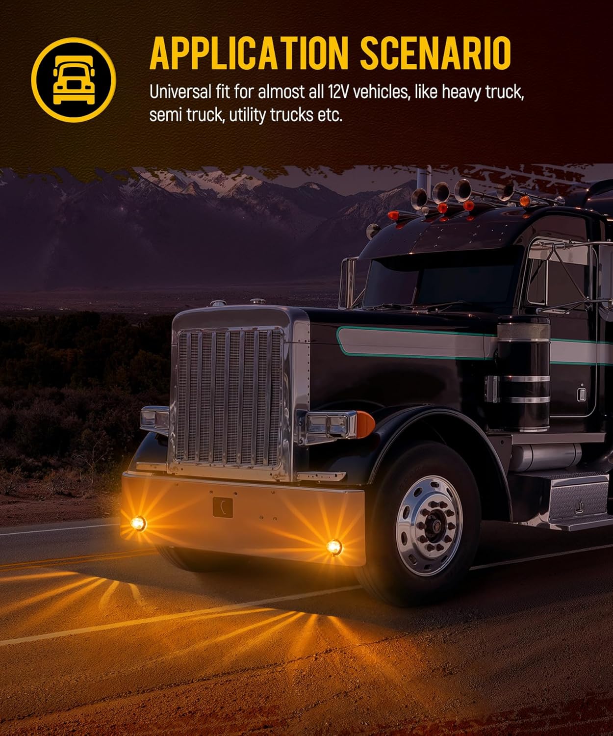 Thumbnail 6 de Partsam Watermelon LED Side Marker 2-Pack