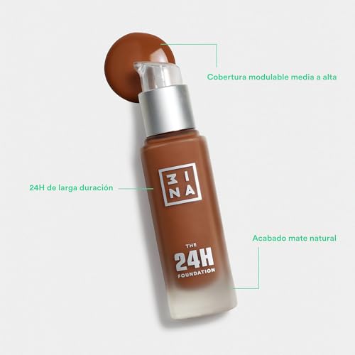 Detalle 2 de 3INA The 24h Foundation 633 – Fond de teint hydratant ⚙