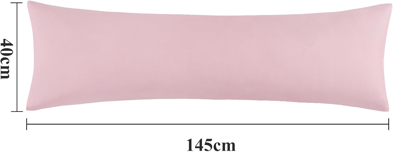 Thumbnail 6 de Aisbo Kissenbezug 40x145 Seitenschläferkissen Bezug Rosa