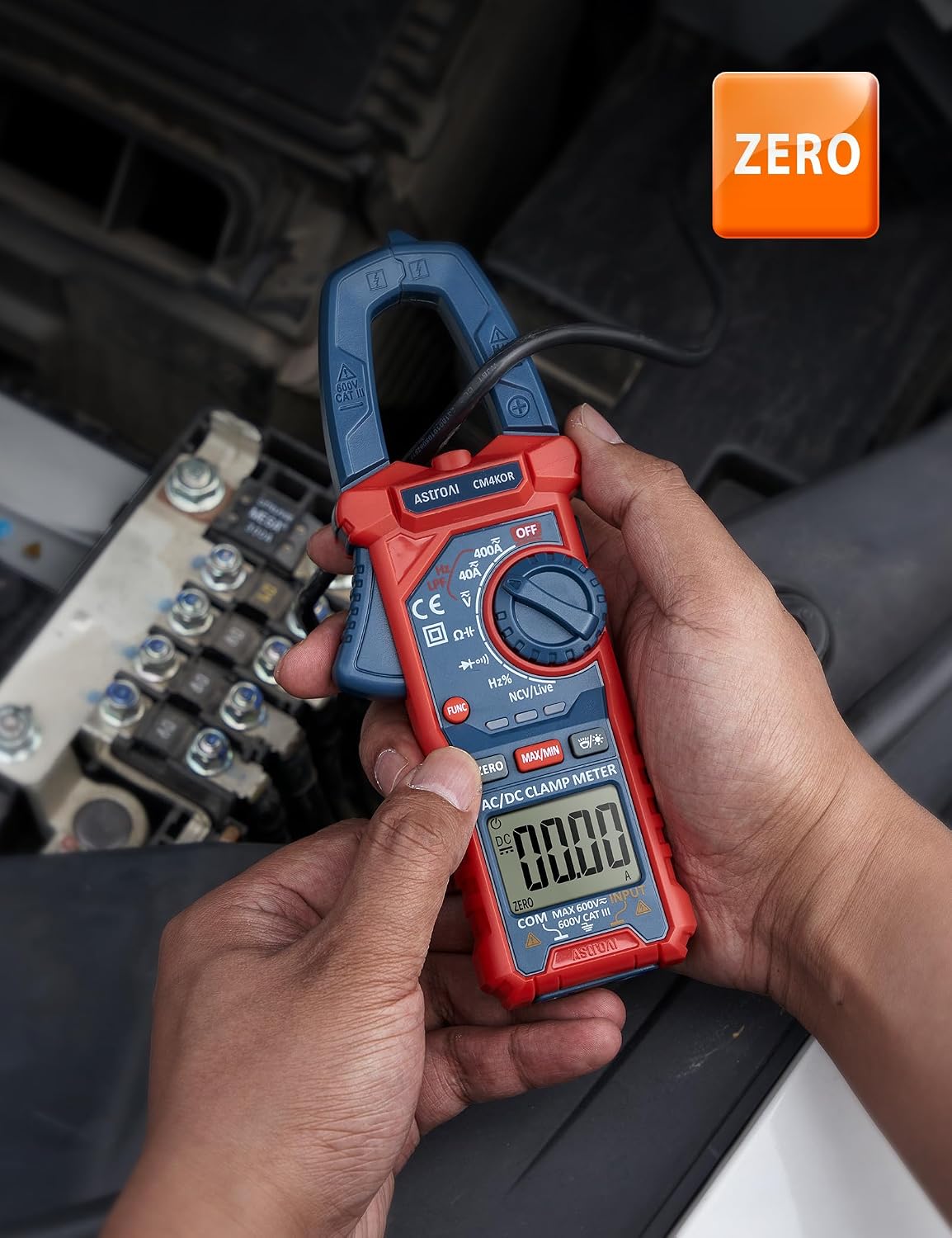 Detalle 2 de AstroAI 4000-Count Digital Clamp Meter with TRMS and NCV