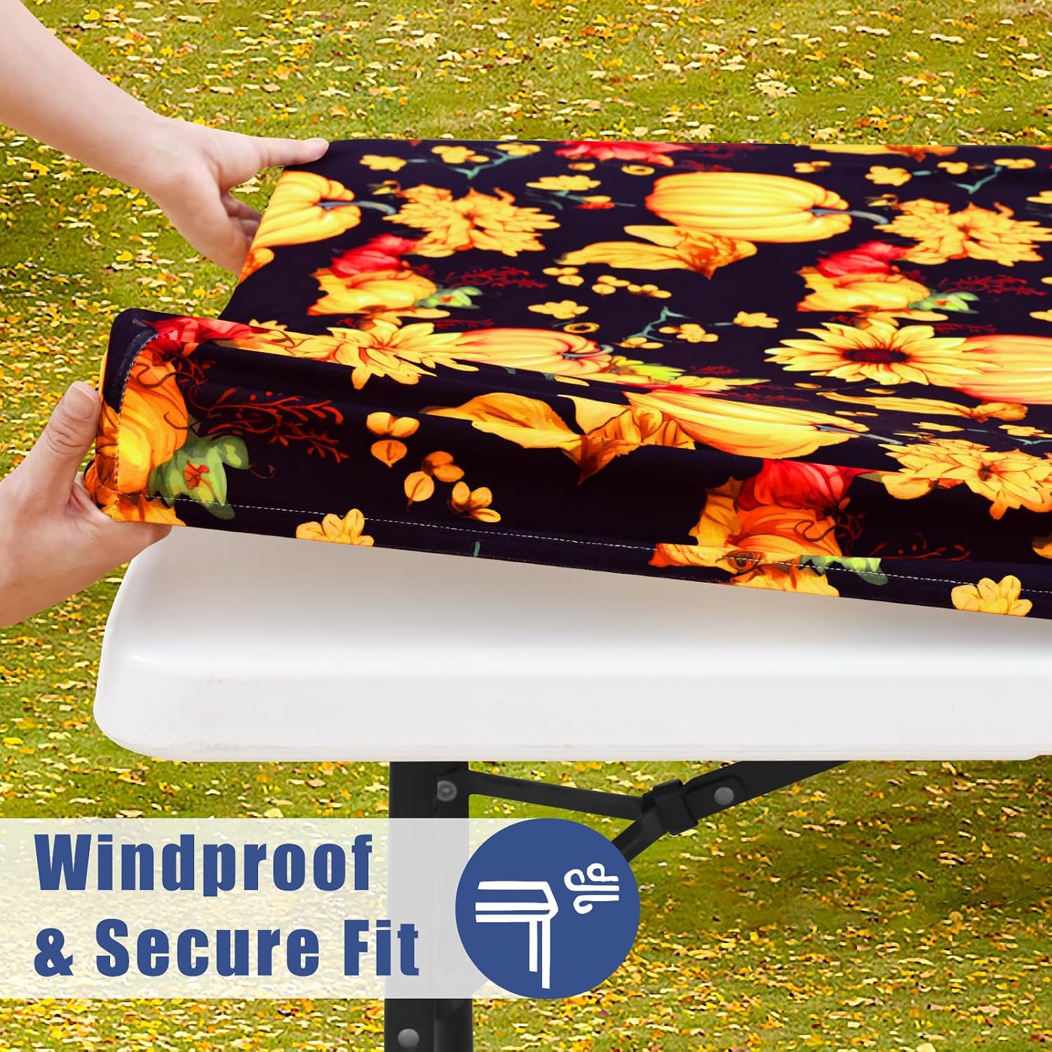 Detalle de Moosfor Elastic Tablecloth, 30" x 72