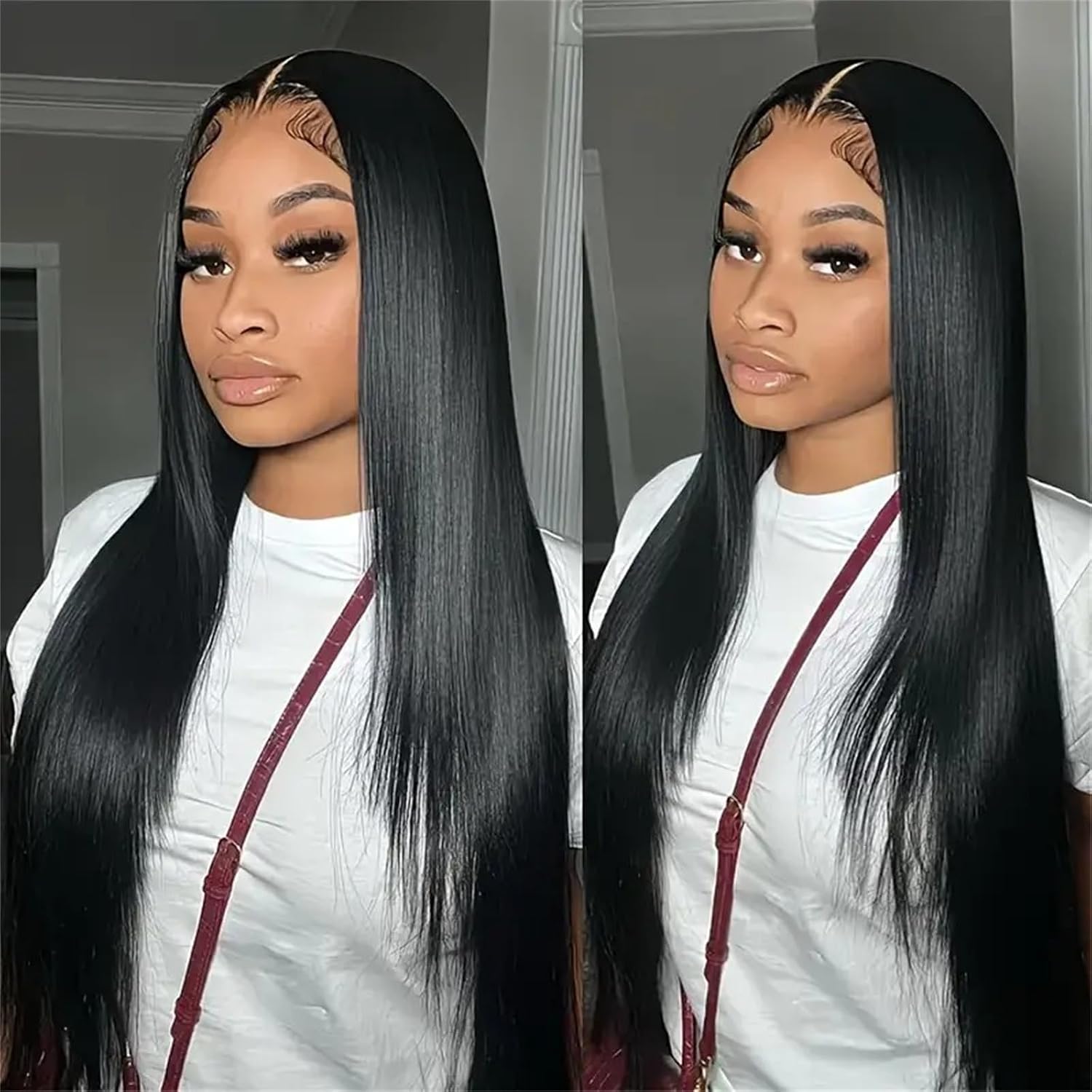 Thumbnail 6 de 12A 4 Bundles Straight Human Hair 18–24in