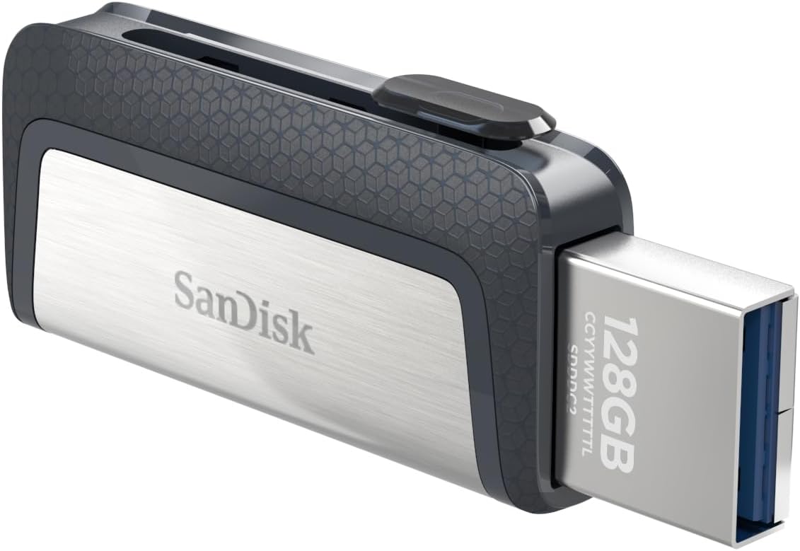 Detalle 2 de SanDisk Ultra Dual Drive USB-C 128GB - Rápido y Reversible 💾