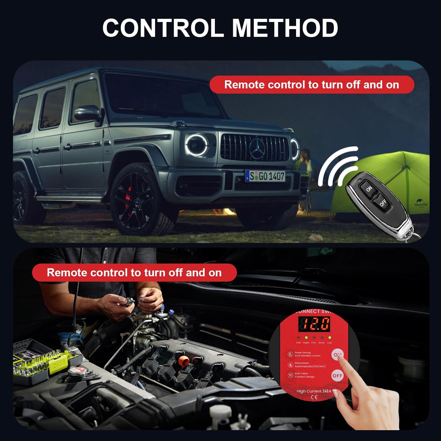 Thumbnail 3 de Mtchavno Desconectador de Batería 240A